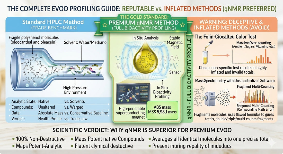 EVOO Profiling: Why Quantitative NMR Outperforms HPLC for Phytochemical Characterization